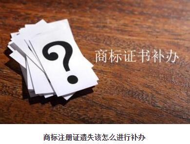 请问商标注册证遗失该怎么进行补办？